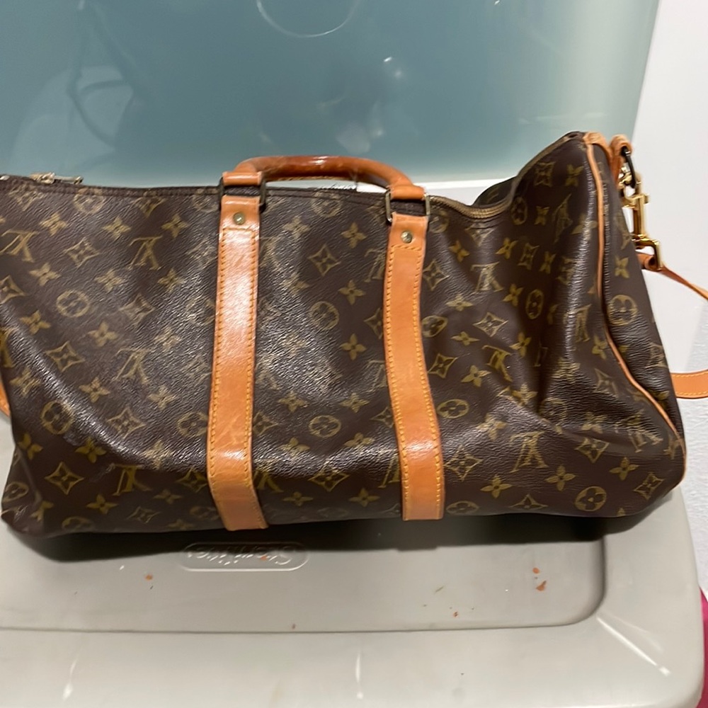 Louis Vuitton 50 travel buffalo bag.